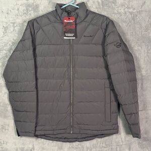 NWT New Moosejaw Gray Performance Duck Down Insulated Puffer Jacket Size Medium